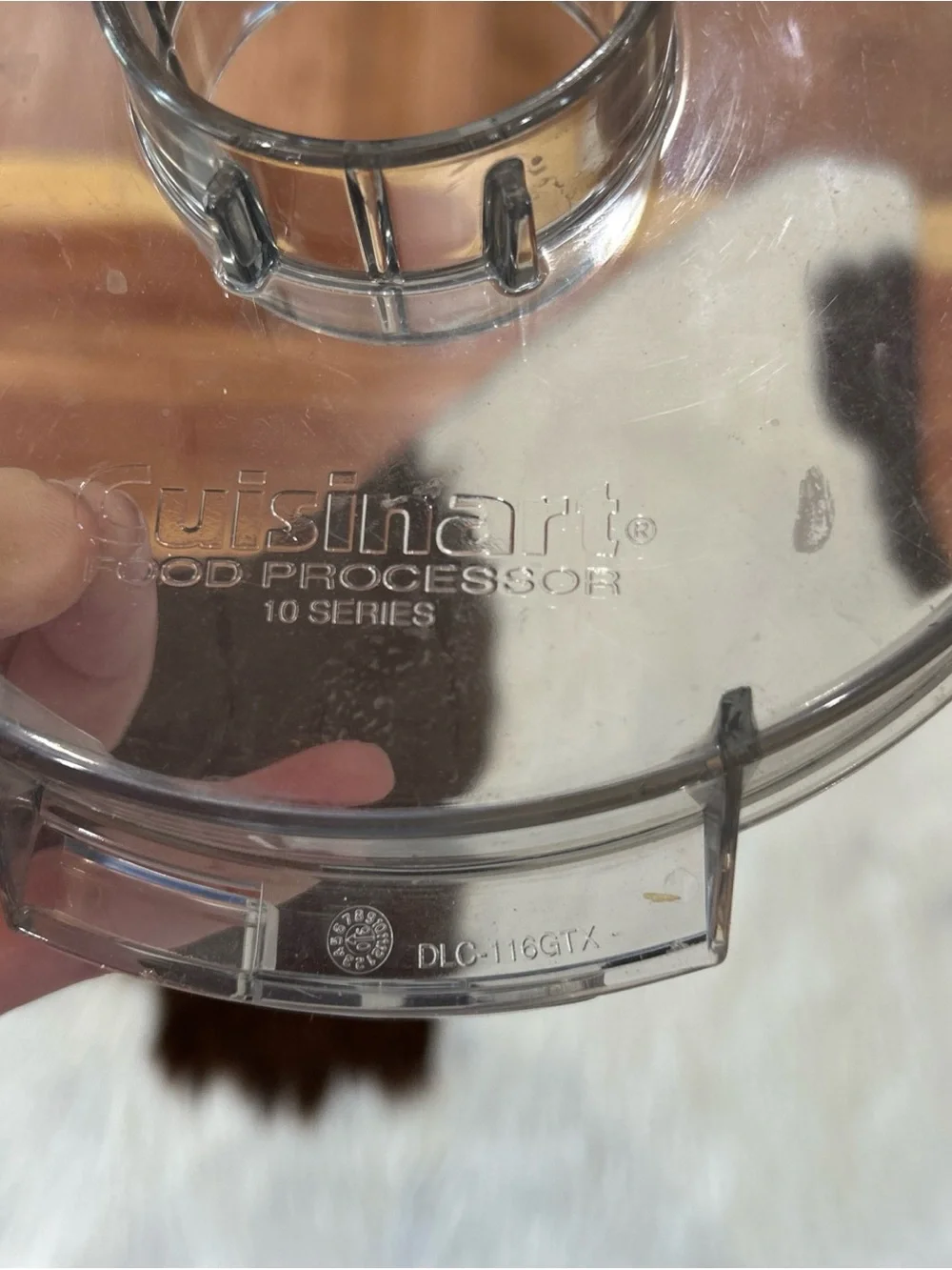 CUISINART Food Processor DLC-5/DLC-10 - BOWL LID with Center Cap - DLC-116GTX